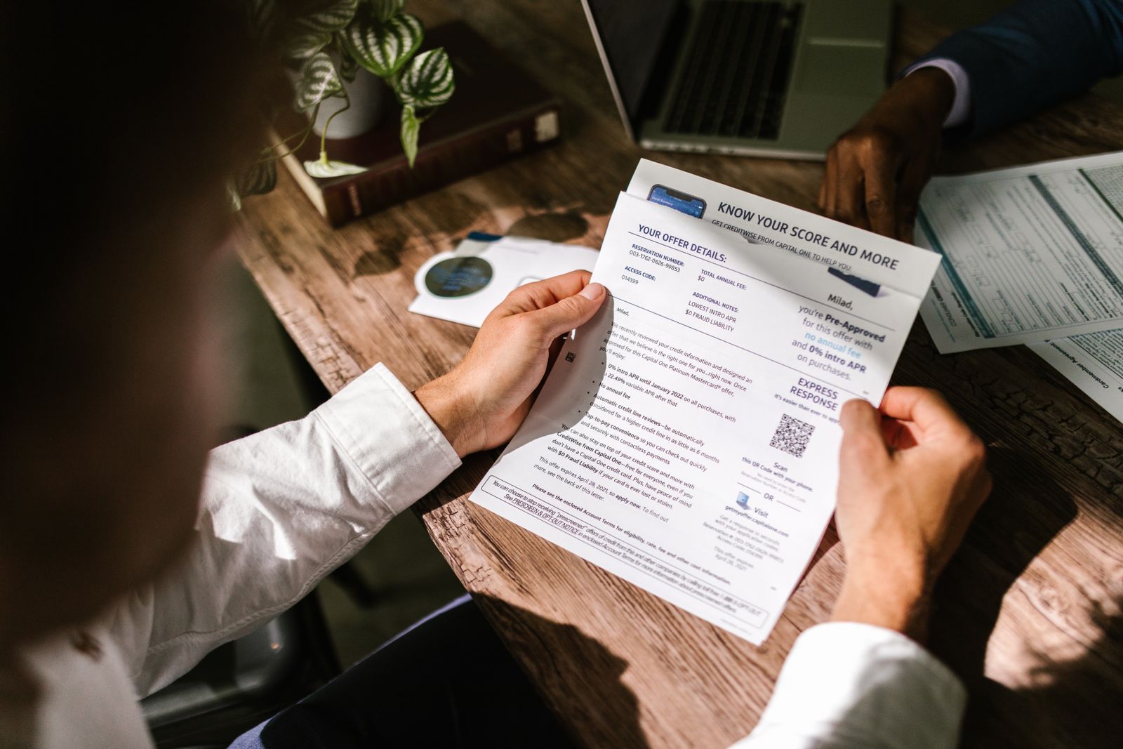 Working through account balances before a mortgage application